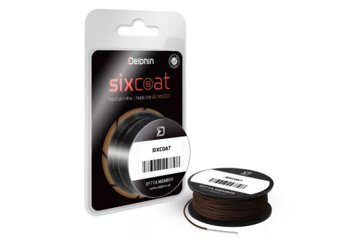 Delphin SIXCOAT Skin Line muddy | 25lbs 5m