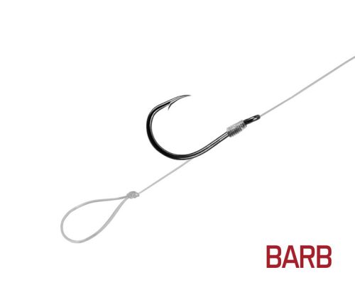 Feeder kötött horog Delphin FLR Loop / 6db | 8cm #8