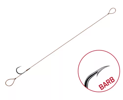 Feeder kötött horog Delphin Proxi 8 Loop / 6db | 8cm #8
