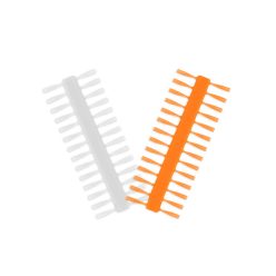 Quiskstops / transparent+narancs | 7mm