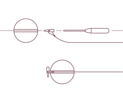 Quiskstops / transparent+narancs | 7mm
