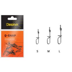 Pergető kapcsolat Delphin Q-SNAP / 10db / 0,6mm | 1