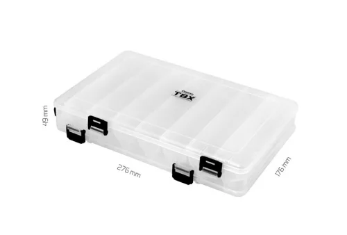 Doboz Delphin TBX Duo 276-16P Clip | 276x176x49mm
