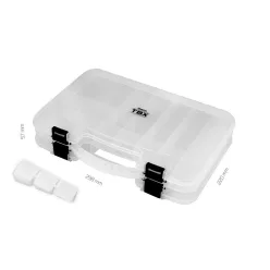 Doboz Delphin TBX Duo 298-12P Clip | 298x220x57mm