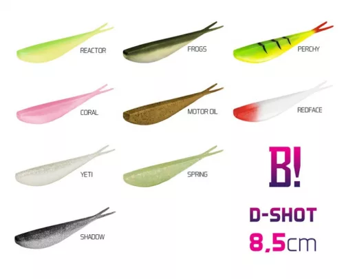 BOMB! Gumihal Dropshot / 5db | 8,5cm/Reactor