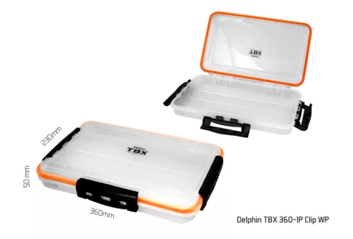 Doboz Delphin TBX One 360-1P Clip WP | 360x230x50mm