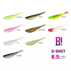 Gumihal BOMB! D-SHOT / 5db | 8,5cm/Spring