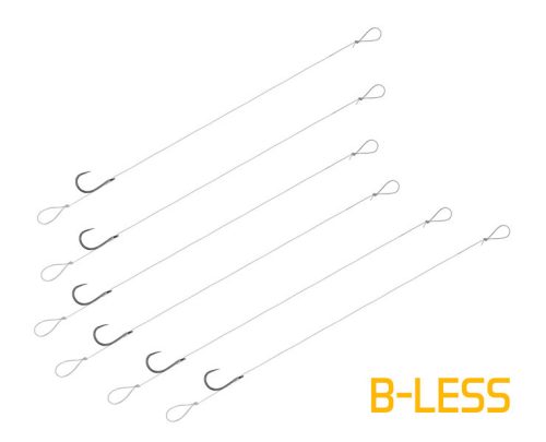 Feeder kötött horog Delphin FLR Loop / 6db | 8cm #8 SM