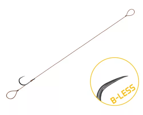 Feeder kötött horog Delphin Proxi 8 Loop / 6db | 8cm #6 SM