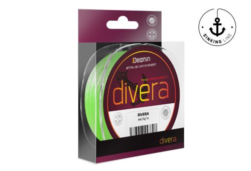 Delphin DIVERA Feeder / fluo zöld | 0,10mm 4,5kg 150m