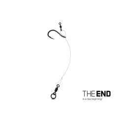   Delphin THE END CHOD Rig kötött horog 4db | 6cm / 0.45mm/#6
