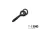 Csalitüske gyűrűvel Delphin THE END POP Screw / 15db | S