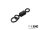Pontyozó forgó gyűrűvel Delphin THE END Ring Swivel / 10db | #4 / 28 kg