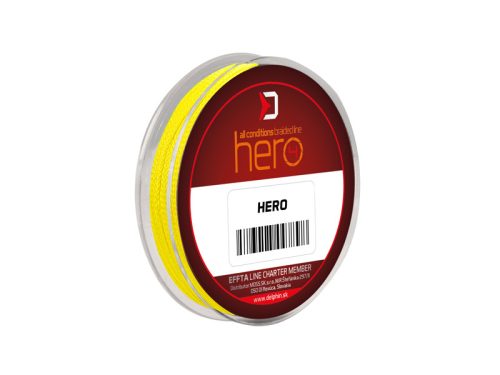 Delphin HERO 4 / fluo sárga | 0,14mm 9,1kg   15m