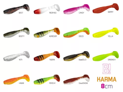 Gumihal Delphin KARMA UVs / 5db | 8cm/YETI