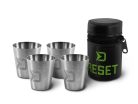 Rozsdamentes acél pohár készlet Delphin RESET 4in1 | 4x30ml