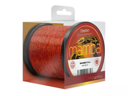 Delphin MAMBA Carp / Fire | 0,32mm 7,4kg 1200m