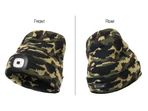 Delphin CamouLED kötött télisapka | UNI