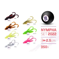 BOMB Nympha csali szett 2022 színek 2,5cm / 350db | 2,5cm