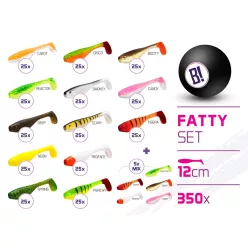 Gumihal szett BOMB Fatty / 350db | 12cm