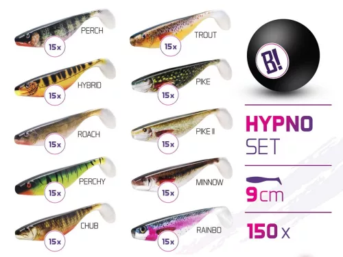 Műcsali szettek BOMB Hypno 9cm / 150db | 9cm