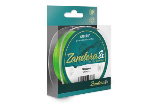 Delphin ZANDERA 8 / fluo zöld | 0,18mm 14,6kg 150m