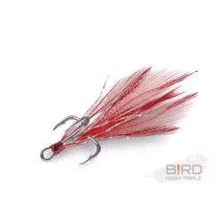 Delphin B!RD Hook TRIPLE / 3db | piros tollak #10