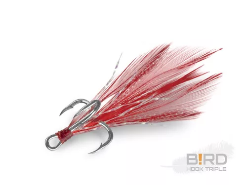 Delphin B!RD Hook TRIPLE / 3db | piros tollak #10