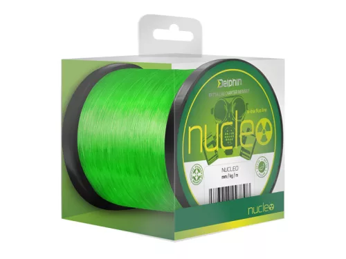 NUCLEO pontyozó horgászzsinór / fluo zöld | 0,28mm 6,4kg 1200m