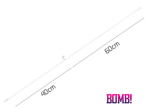 Delphin BOMB! D-SHOT Pergető végszerelék | 1m/#1/0/0,26mm/5db