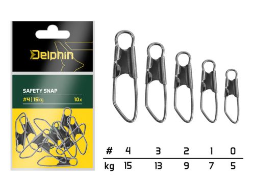 Biztonsági kapocs / 10db | #0/5kg