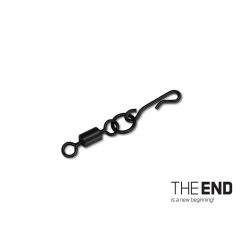   Delphin THE END Q-Cast Q alakú karikával ellátott forgókapocs / 10 db | #4/20kg