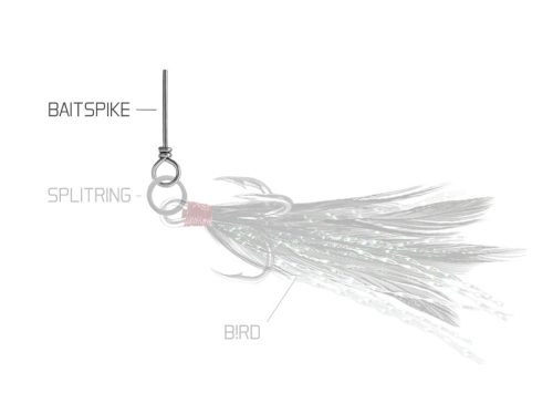 Delphin BAIT SPIKE tüske gumihalakhoz | M/24mm/10ks