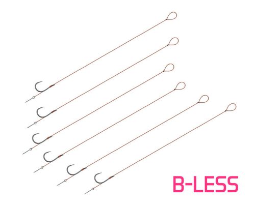 Kötött horog Delphin Proxi Sting / 6db | 8cm / 0,10mm / B-LESS #6 / Sting 5mm