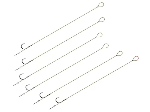 Kötött horog Delphin NOLIMIT Sting / 6db | 12cm/15lbs/BARB #6/Sting7mm