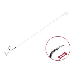   Kötött horog Delphin FLR Quickstop / 6db | 8cm / 0,25mm / BARB #8