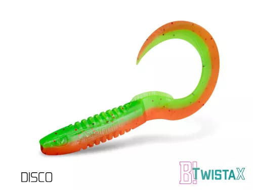 Gumihal Delphin TwistaX Eeltail UVs / 5db | 15cm/DISCO