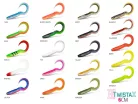 DuoPACK BOX Delphin TwistaX Eeltail UVs / 6x 5db | 6cm/REDFACE