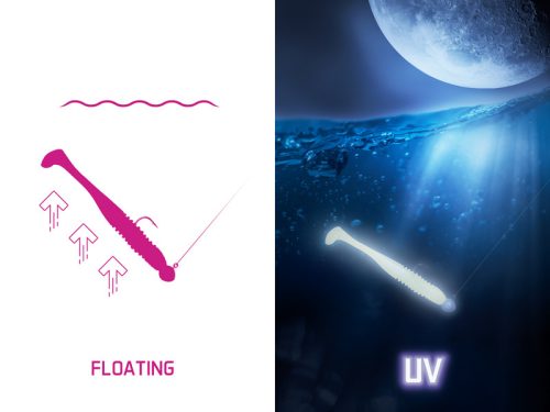 Gumihal Delphin ZANDERA FlexiFLOAT UVs / 5db | 12cm/GALAXY