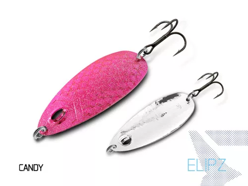 Delphin ELIPZ FullSCALE támolygó kanál | 12g CANDY Hook #2