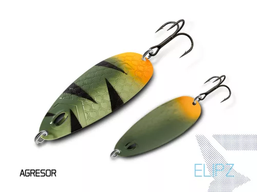 Delphin ELIPZ FullSCALE támolygó kanál | 12g CANDY Hook #2