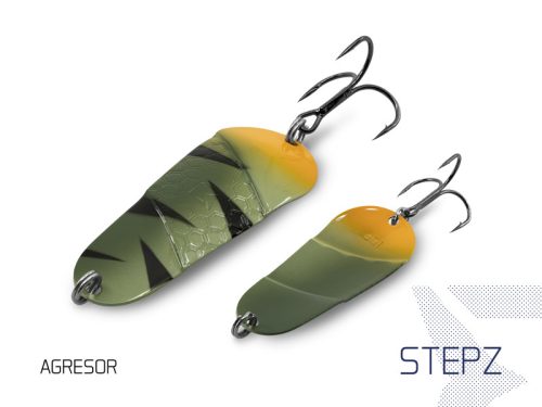 Delphin STEPZ StripSCALE támolygó kanál | 10g RedEND Hook #2