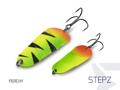 Delphin STEPZ StripSCALE támolygó kanál | 10g SunGOLD Hook #2