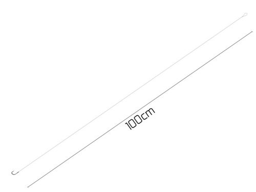 Kötött horog Delphin FDR LongRIG / 8db | 100cm / 0,14mm / BARB #12