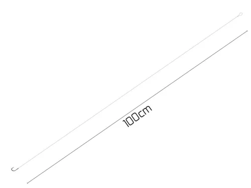 Kötött horog Delphin FDR LongRIG / 8db | 100cm / 0,20mm / BARB #8