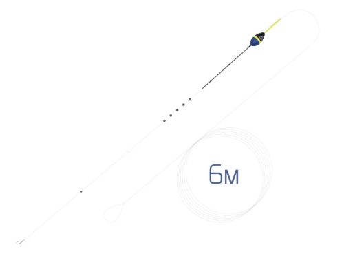 Delphin FloatGO Előkötött úszós szerelék | 6m/0,5g