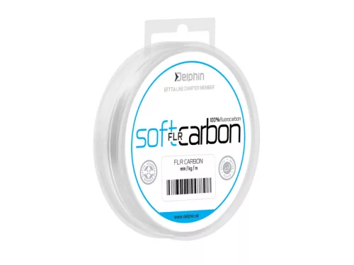 Delphin SOFT FLR CARBON - 100% fluocarbon | 0,218mm 3,69kg 50m