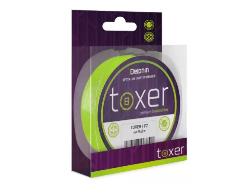 Delphin TOXER / fluo zöld | 0,20mm 11kg 80m