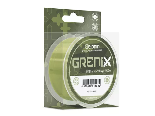 Delphin GRENIX / zöld | 0,234mm 3,78kg 500m