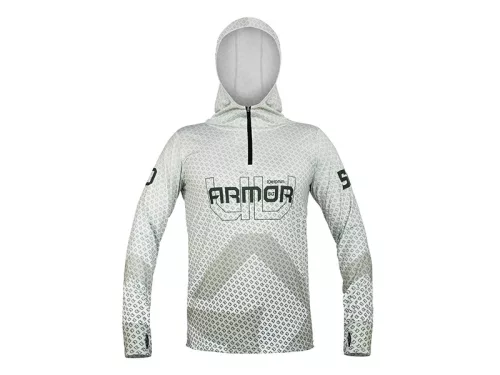 Delphin UV ARMOR 50+ Kapucnis hosszúujjú póló | Olive (XL)